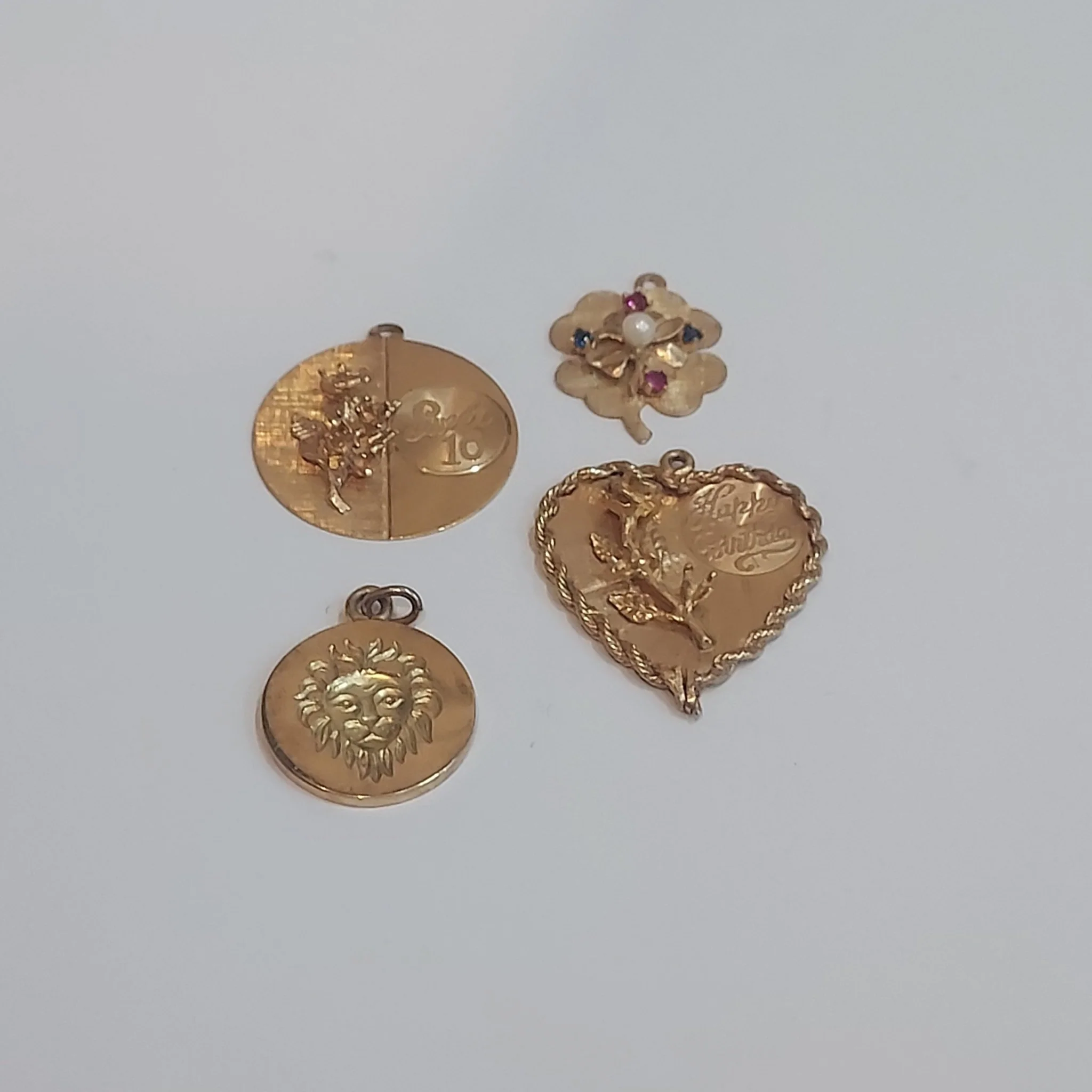 14K Gold Charm Lot