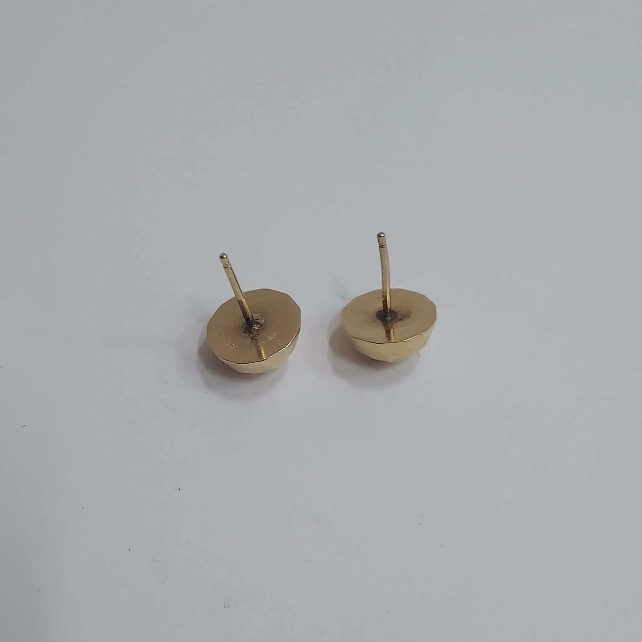 14K Gold Dome Studs - Image 2