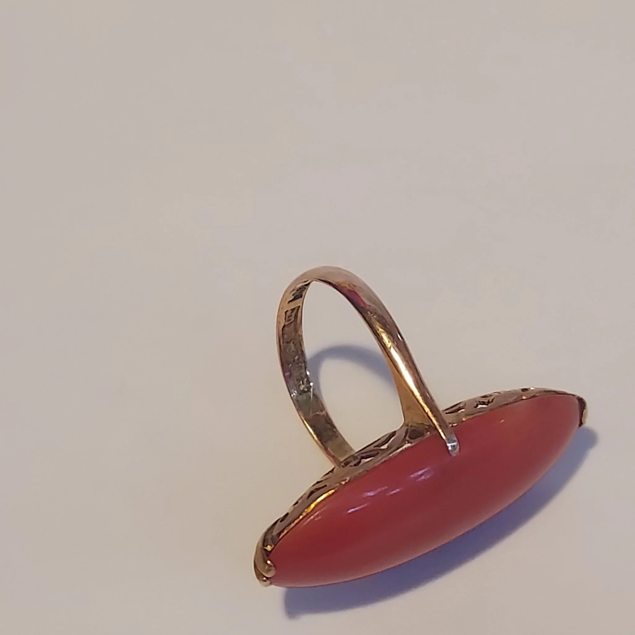 14K & Sea Coral Ring - Image 4
