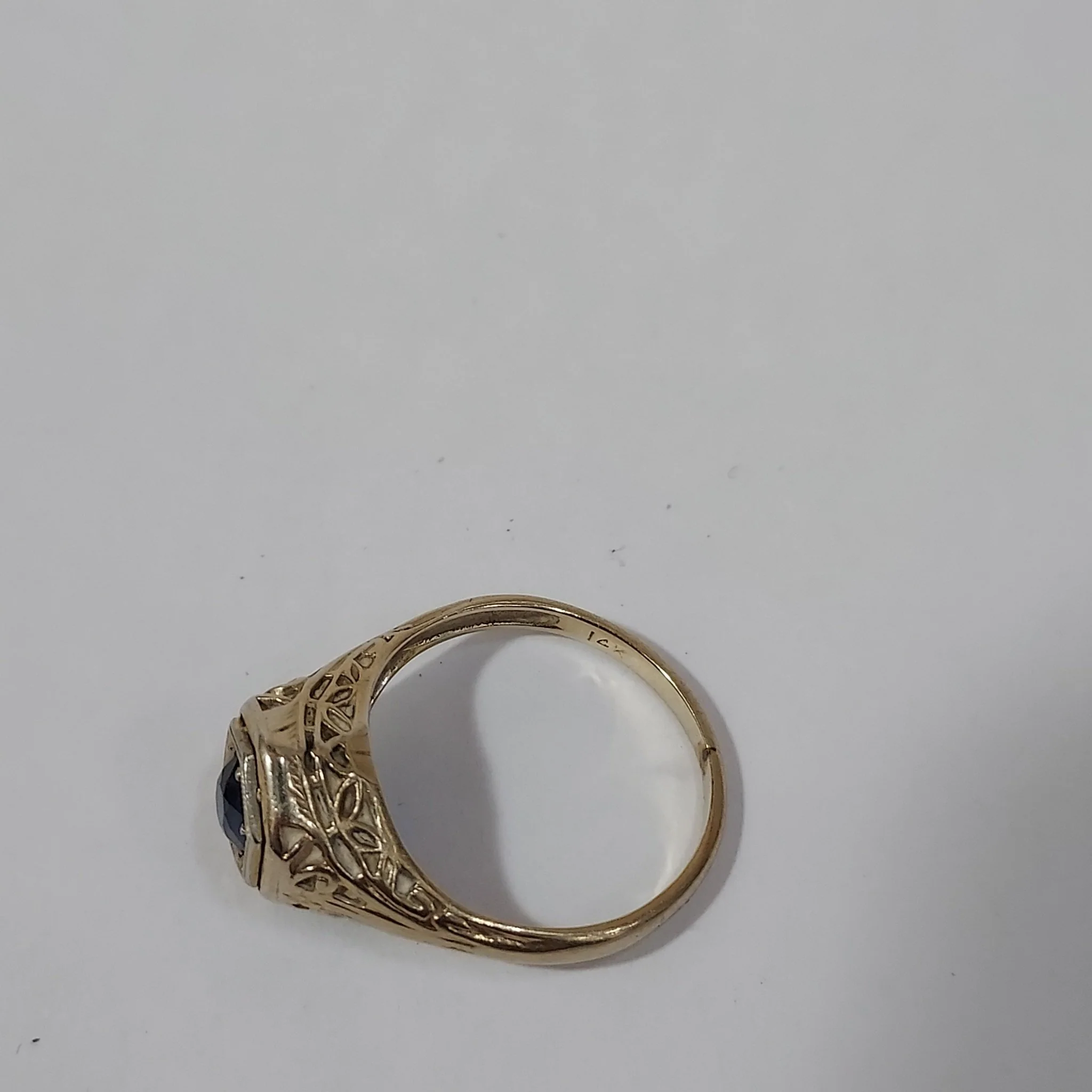 14K Gold & Sapphire Ring - Image 5