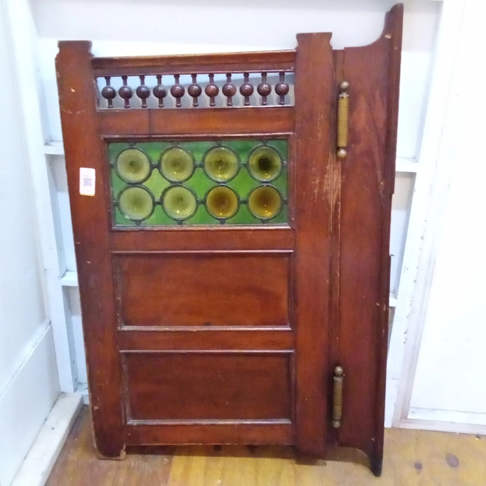 Vintage Stained Glass Saloon Door - Image 7