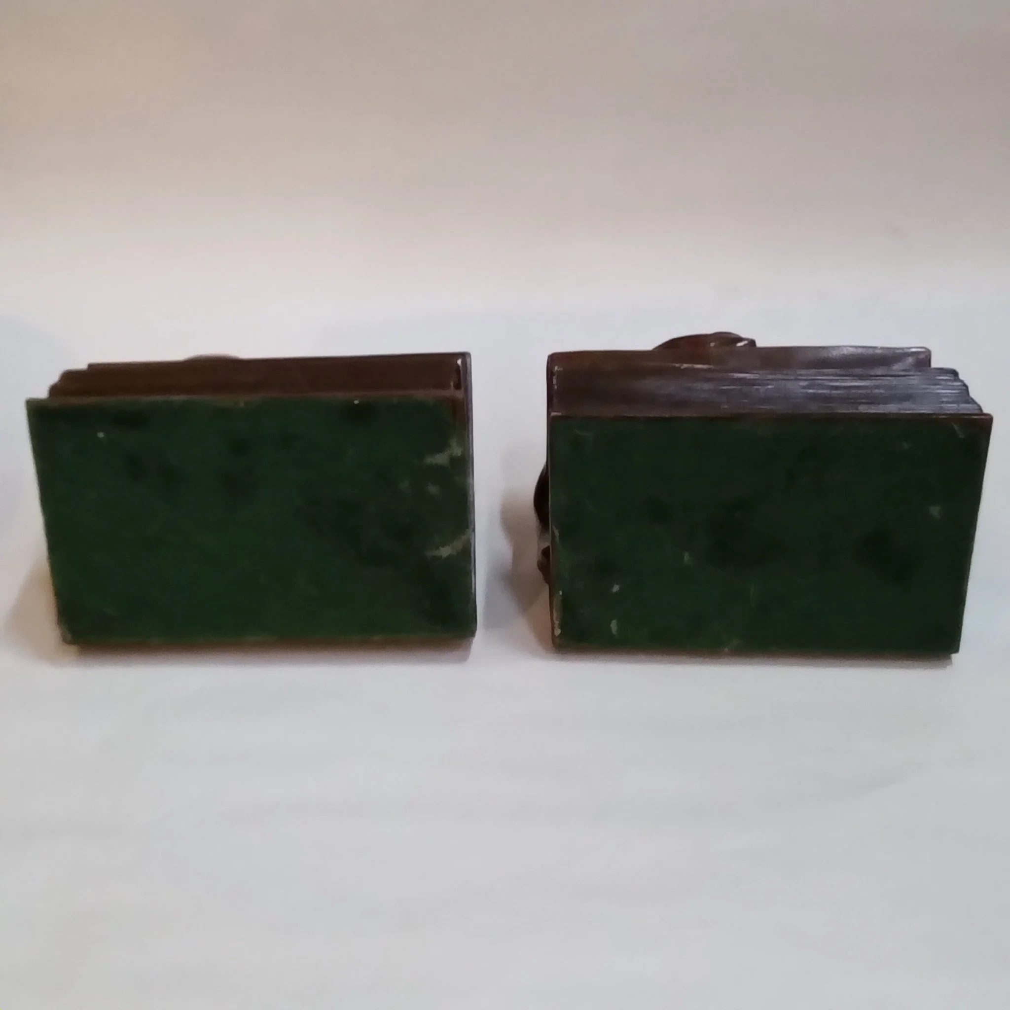 Jennings Brothers Vintage Bronze Dante & Beatrice Bookends - Image 6