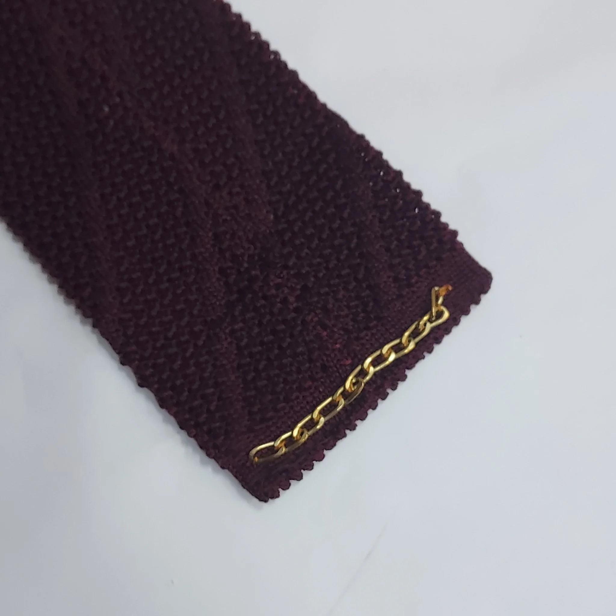 Chanel Woven Silk Tie - Image 3