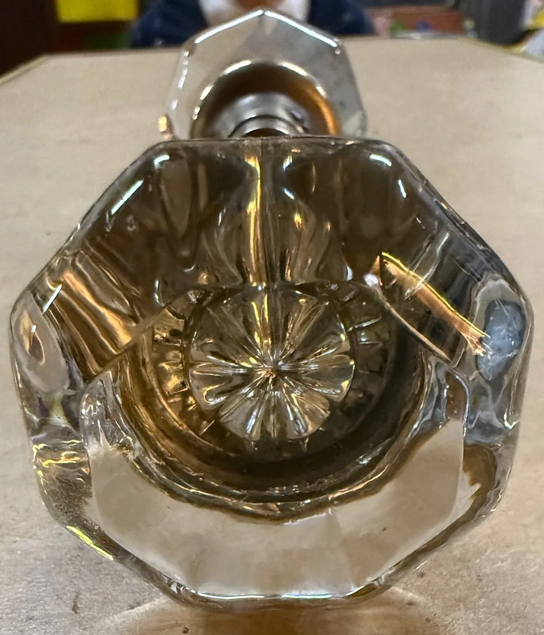Glass w/ Brass Door Knob Set - Image 2