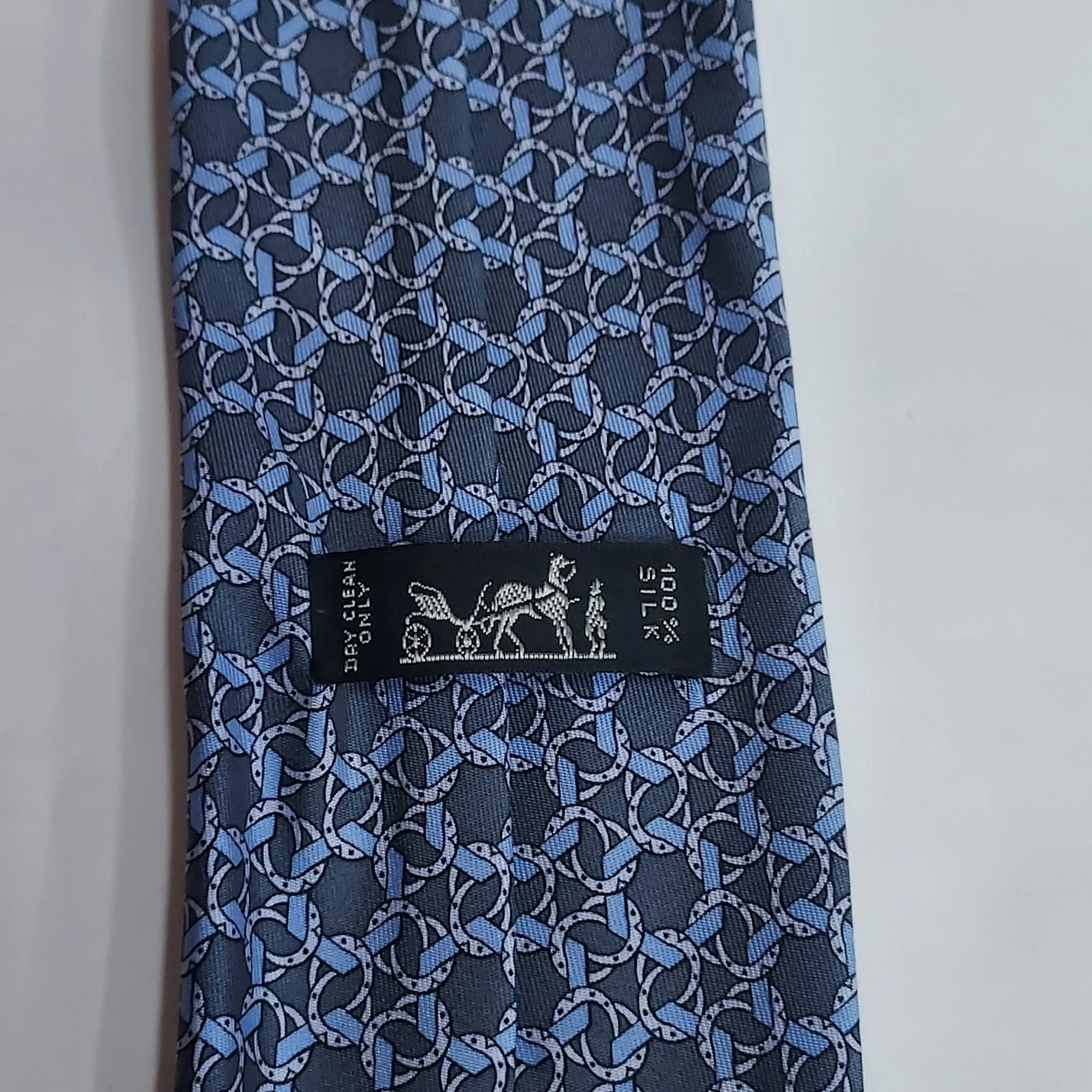 Hermès Silk Tie - Image 7