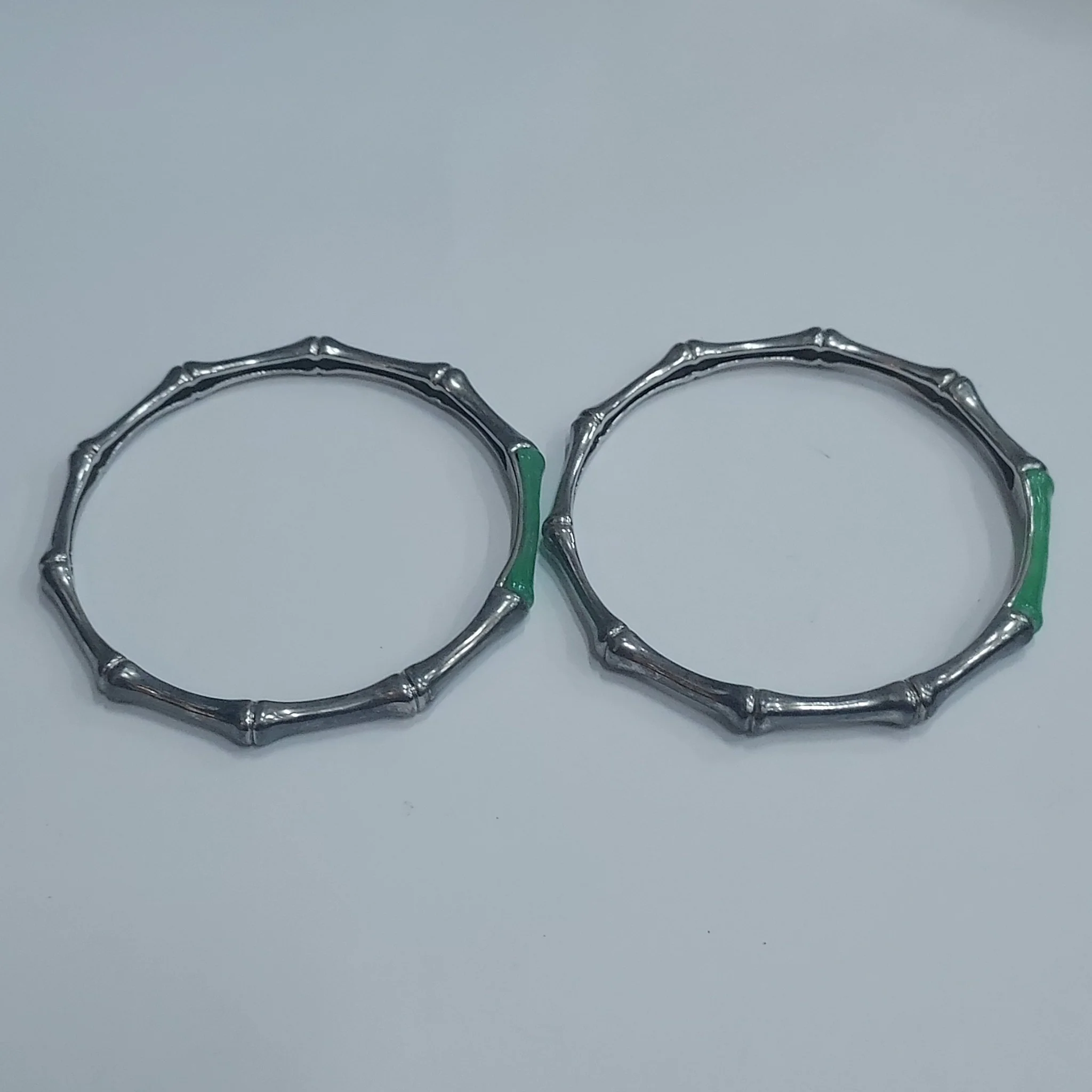 Sterling & Jade Bracelets - Image 3