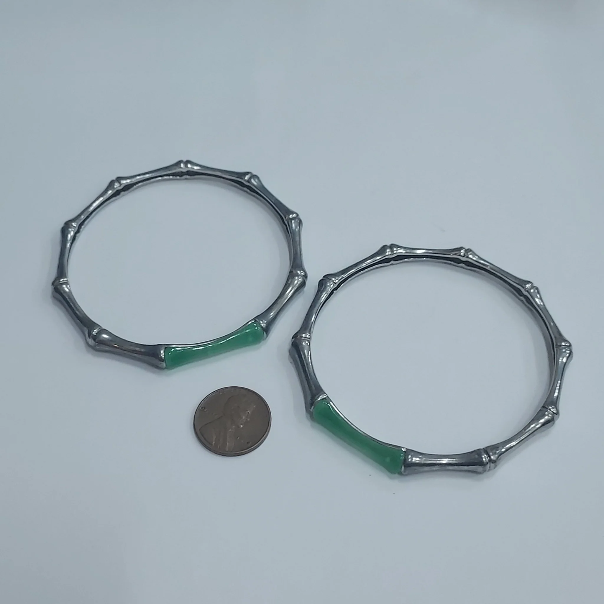 Sterling & Jade Bracelets - Image 7