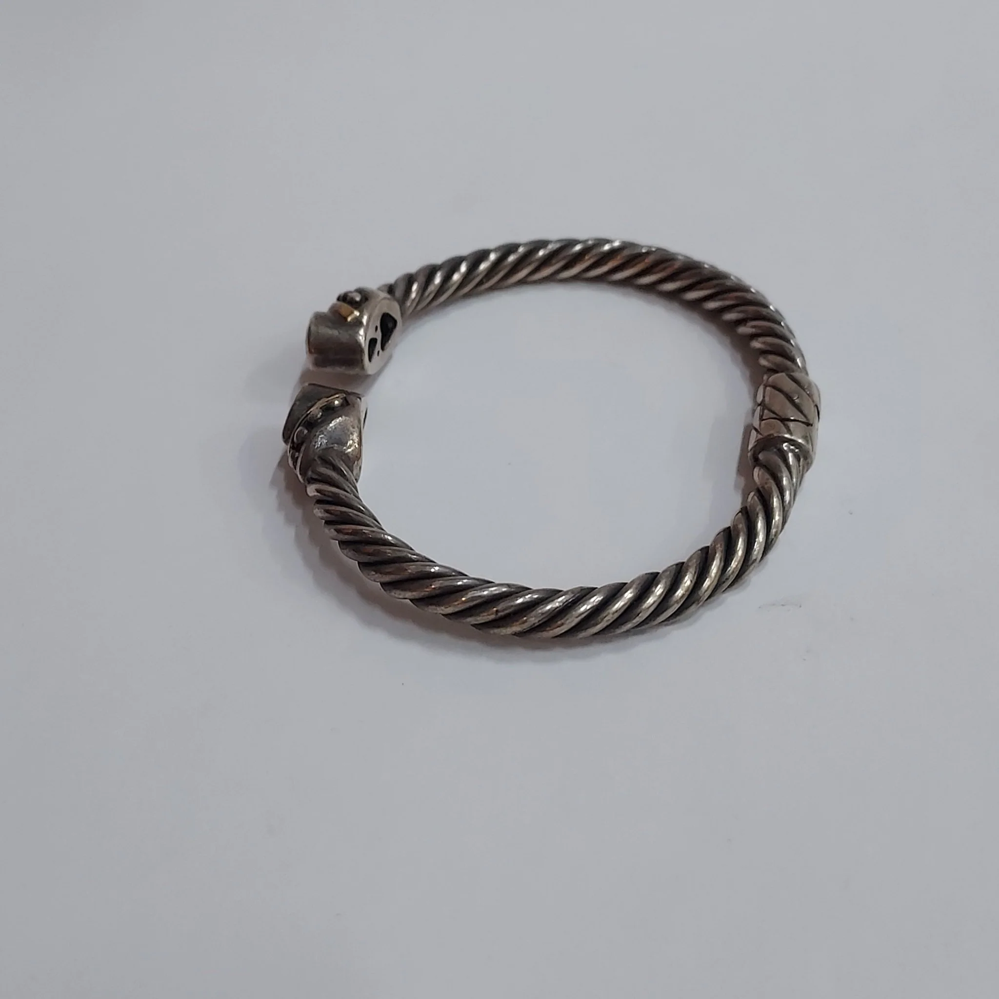 Sterling Silver & 18K Bracelet - Image 4