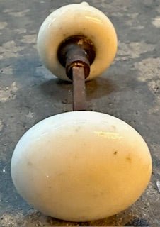 White Ceramic Doorknob